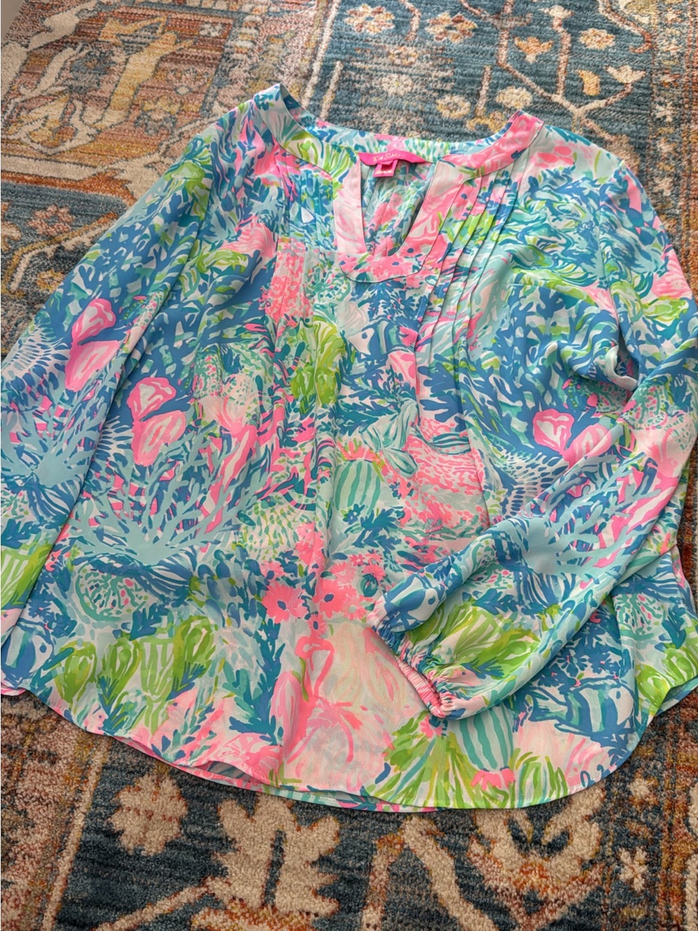 Lilly Pulitzer Elsa Silk Top